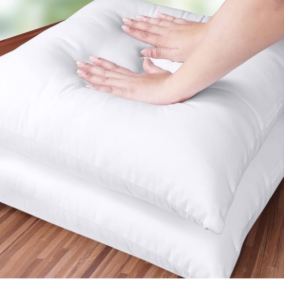 Bedding Throw Pillows Insert (Pack of 2 18 x 18” Bed Couch Decorative Pillows - Picture 5 of 8